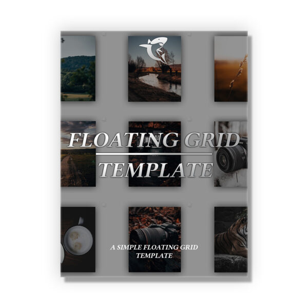 Instagram Floating Grid Layout Template