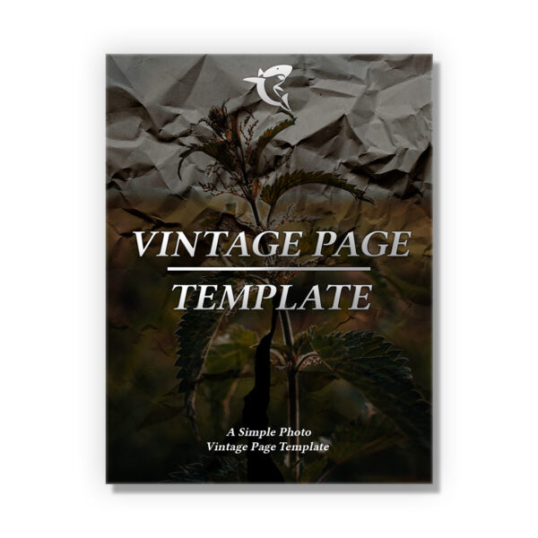 Vintage Bookpage Look Template